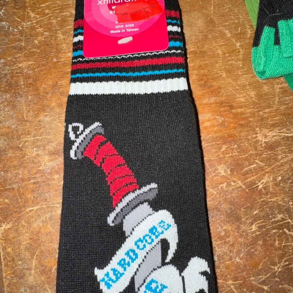 Xhilaration Black and Red  Women’s Socks